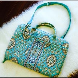 Vera Bradley Patterned Laptop Va Organizer Attaché